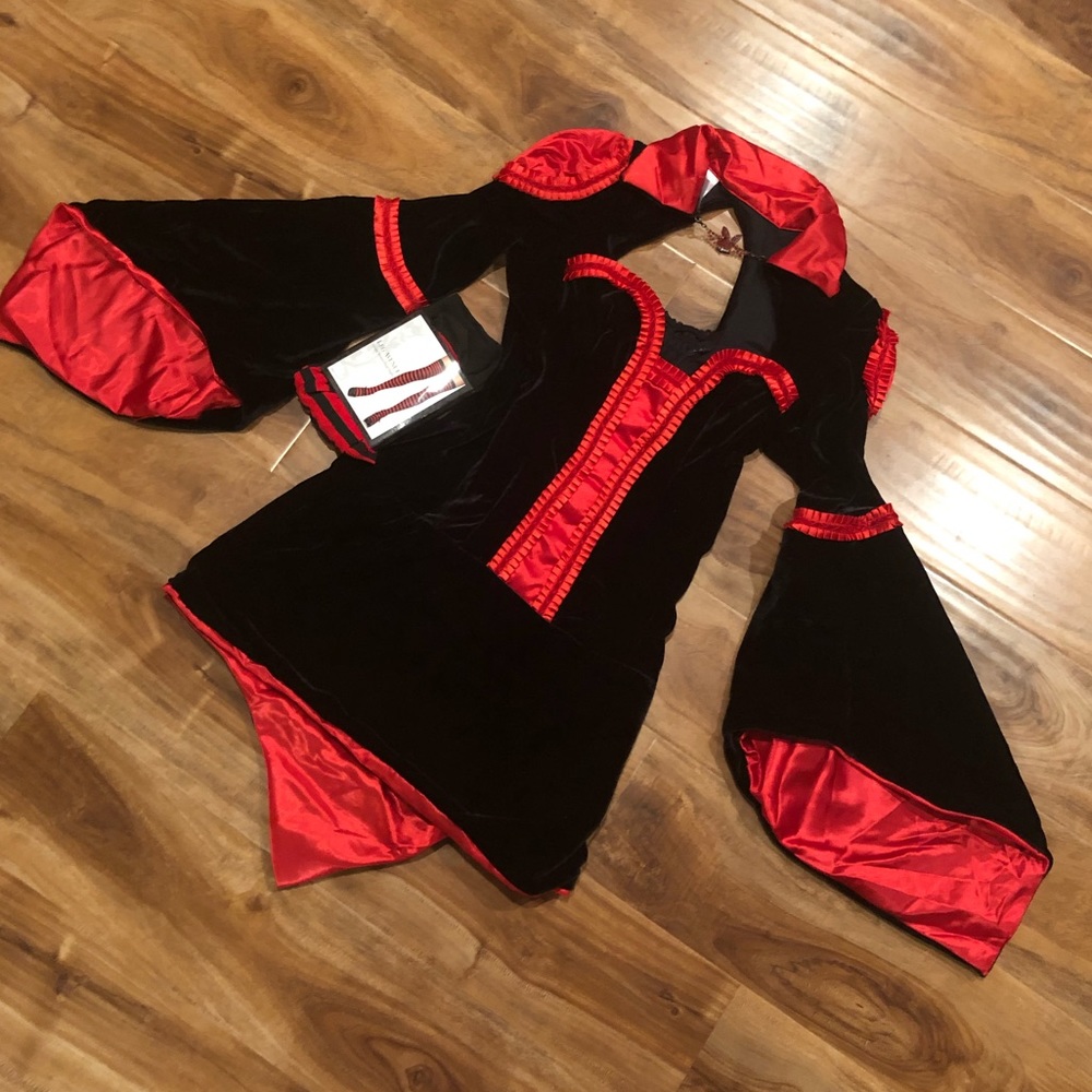 Playboy vampire Halloween costume small like new.